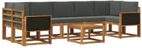 vidaXL Outdoor-Sofagarnitur mit Kissen 6 pcs