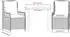 vidaXL Garten-Essgruppe 3-tlg. mit Kissen, Poly Rattan, Beige (3262999)