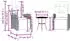 vidaXL Bistro-Set 3-tlg. mit Kissen Poly Rattan Grau (365251)