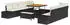 vidaXL Garten-Lounge-Set 11-tlg. Poly-Rattan/Akazie schwarz mit Kissen (3362765)