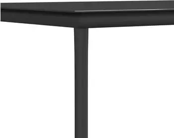 vidaXL Garten-Essgruppe 5-tlg. Textilene & Stahl Schwarz (3187035)