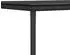 vidaXL Garten-Essgruppe 5-tlg. Textilene & Stahl Schwarz (3187035)