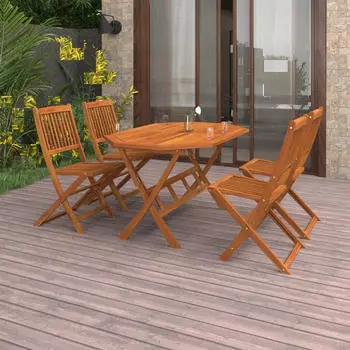 vidaXL Garten-Essgruppe 7-tlg. Massivholz Akazie (3086997)