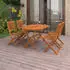 vidaXL Garten-Essgruppe 7-tlg. Massivholz Akazie (3086997)
