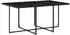 vidaXL Garten-Essgruppe 17-tlg. mit Kissen, Poly Rattan, Schwarz (3211782)