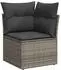 vidaXL Sofa-Set mit Kissen 7-teilig Polyrattan (3360740)