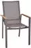Garden Pleasure RANA/SILEA Set 7-teilig, Keramik-Tisch 200x100cm, Alu Anthrazit (Set 03)
