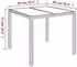 vidaXL Garten-Essgruppe 5-tlg. mit Kissen, Poly Rattan, Schwarz (3185054)