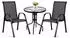 Sofotel SO-981 Gartenmöbel-Set 3-teilig, Metall, Schwarz (298120)