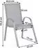 Sofotel SO-981 Gartenmöbel-Set 3-teilig, Metall, Schwarz (298120)