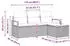 vidaXL Garten-Lounge-Set 4-tlg. Poly-Rattan Schwarz