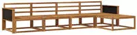 vidaXL Outdoor-Sofagarnitur 5 pcs Natur Massivholz Akazie