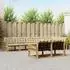 vidaXL Outdoor-Sofagarnitur mit Kissen 8-tlg., Weiß/Beige (3388807)