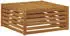 vidaXL Outdoor-Sofagarnitur mit Kissen 7-tlg. Natur/Anthrazit (3373097)