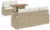 vidaXL Garten-Sofa-Set 6-tlg. mit Kissen Poly Rattan Beige (3358262)