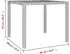 vidaXL Garten-Essgruppe 3-tlg. mit Kissen, Poly Rattan, Schwarz (3157528)
