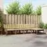 vidaXL Outdoor-Sofagarnitur mit Kissen 5-tlg., Natur/Beige (3369364)