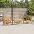 vidaXL Garten-Sofa-Set 5-tlg., Teak-Massivholz, Natur (3356861)