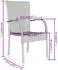 vidaXL Garten-Essgruppe 3-tlg. Poly Rattan Schwarz (3098028)