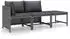 vidaXL Garten-Lounge-Set 8-tlg. mit Kissen, Poly Rattan, Schwarz (3059798)