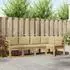 vidaXL Outdoor-Sofagarnitur mit Kissen 5-teilig, Weiß/Beige (3387617)