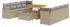 vidaXL Garten-Sofagarnitur 11-tlg. mit Kissen Poly Rattan Akazie Beige (3363027)