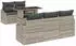 vidaXL Garten-Sofa-Set mit Kissen 6-tlg. Hellgrau Poly-Rattan (3357655)