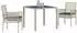vidaXL Garten Essgruppe 3-tlg. Hellgrau Poly-Rattan (3334895)