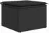 vidaXL Garten-Sofa-Set 9-tlg. mit Kissen, Poly-Rattan, Schwarz (3347618)