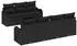 vidaXL Gartensofa-Set 8-tlg. Poly-Rattan/Stahl/Glas Schwarz (3354282)