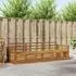 vidaXL Outdoor-Sofagarnitur 3-teilig Natur Massivholz Akazie