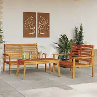 vidaXL 5-tlg. Garten-Lounge-Set Massivholz Akazie