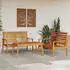 vidaXL Garten-Lounge-Set 5-tlg. Massivholz Akazie (3211803)