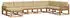 vidaXL Outdoor-Sofagarnitur mit Kissen 8-tlg., Natur/Beige (3367996)