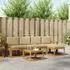 vidaXL Outdoor-Sofagarnitur 6-tlg. mit Kissen Akazien-Massivholz Natur/Beige (3366291)
