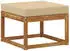 vidaXL Outdoor-Sofagarnitur 6-tlg. mit Kissen Akazien-Massivholz Natur/Beige (3366291)