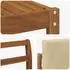 vidaXL Outdoor-Sofagarnitur 6-tlg. mit Kissen Akazien-Massivholz Natur/Beige (3366291)