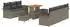 vidaXL Garten-Sofa-Set 10-tlg. Poly-Rattan/Akazie Grau mit Kissen & Stauraum (3364053)