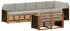 vidaXL Gartenlounge-Set Massivholz Akazie, 7-tlg (3384492)