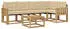vidaXL Outdoor-Sofagarnitur mit Kissen 6-tlg., Weiß/Beige (3389499)