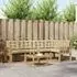vidaXL Outdoor-Sofagarnitur mit Kissen 6-tlg., Weiß/Beige (3389499)