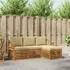 vidaXL Outdoor-Sofagarnitur mit Kissen 4-tlg. Akazienholz Natur/Beige (3374628)