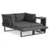 osoltus Delft Garten-Ecklounge Set Aluminium Grau (402644)