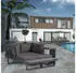 osoltus Delft Garten-Ecklounge Set Aluminium Grau (402644)