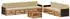 vidaXL Outdoor-Sofagarnitur 8-tlg. Natur und Beige 79x79x37cm (3383106)