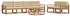 vidaXL Outdoor-Sofagarnitur mit Kissen, 7-tlg., Natur/Beige (3367231)