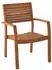 Merxx Batavia Garten-Essgruppe 5-tlg., 4 Stapelsessel, Tisch 185x90cm, Akazie