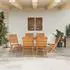 vidaXL Garten-Essgruppe 7-tlg., Akazien-Massivholz, braun (3375711)