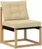 vidaXL Outdoor-Sofagarnitur mit Kissen, 6-tlg., weiß und beige (3389203)