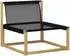 vidaXL Outdoor-Sofagarnitur mit Kissen, 6-tlg., weiß und creme (3388844)